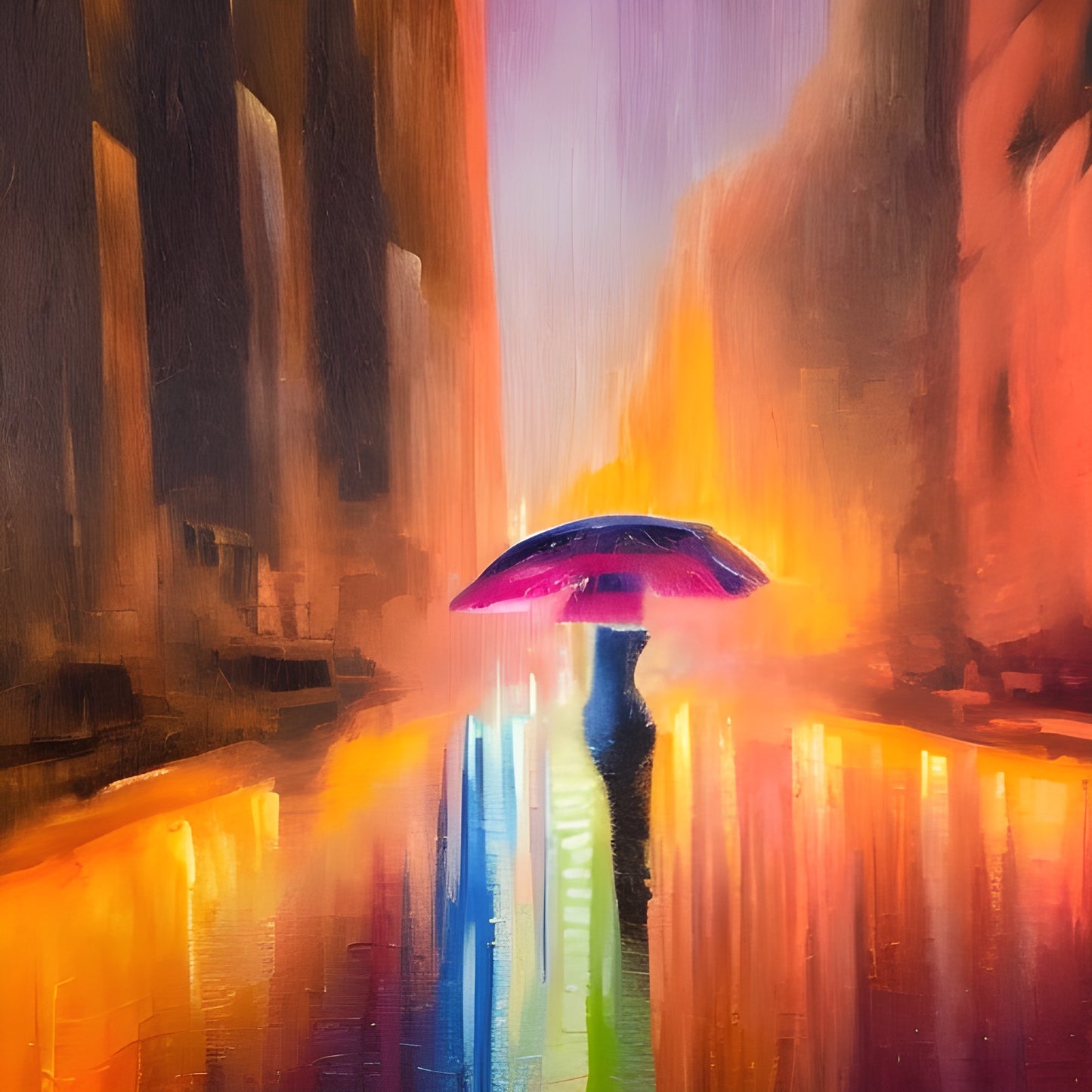 Walking in the Rain