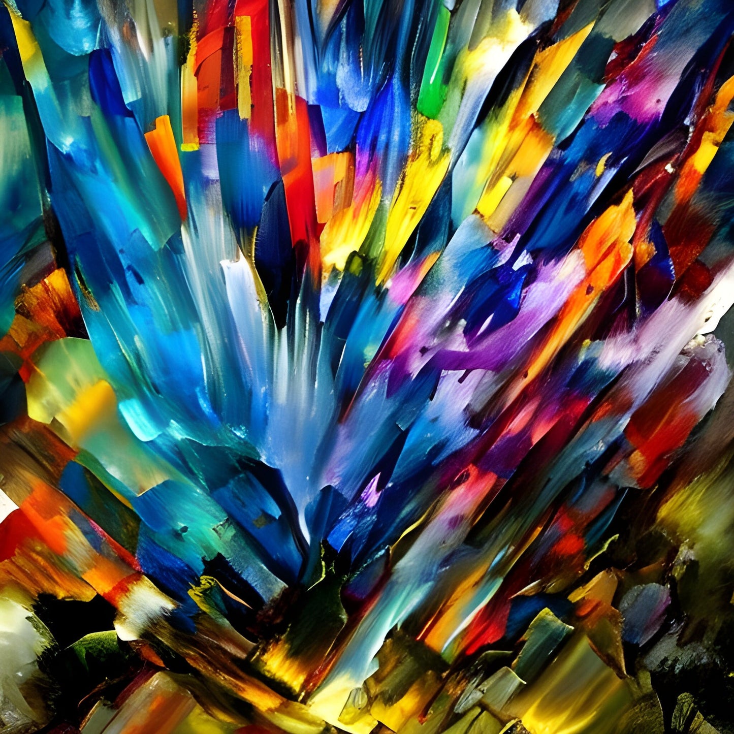 Color Burst Abstract
